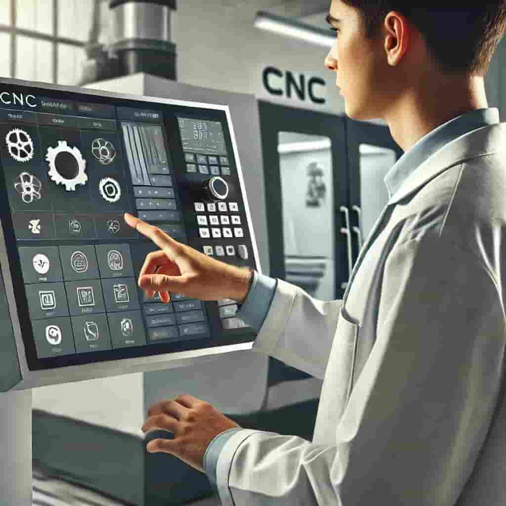 Misurazione di un'incisione su legno con calibro digitale per mostrare la precisione millimetrica della fresatrice CNC